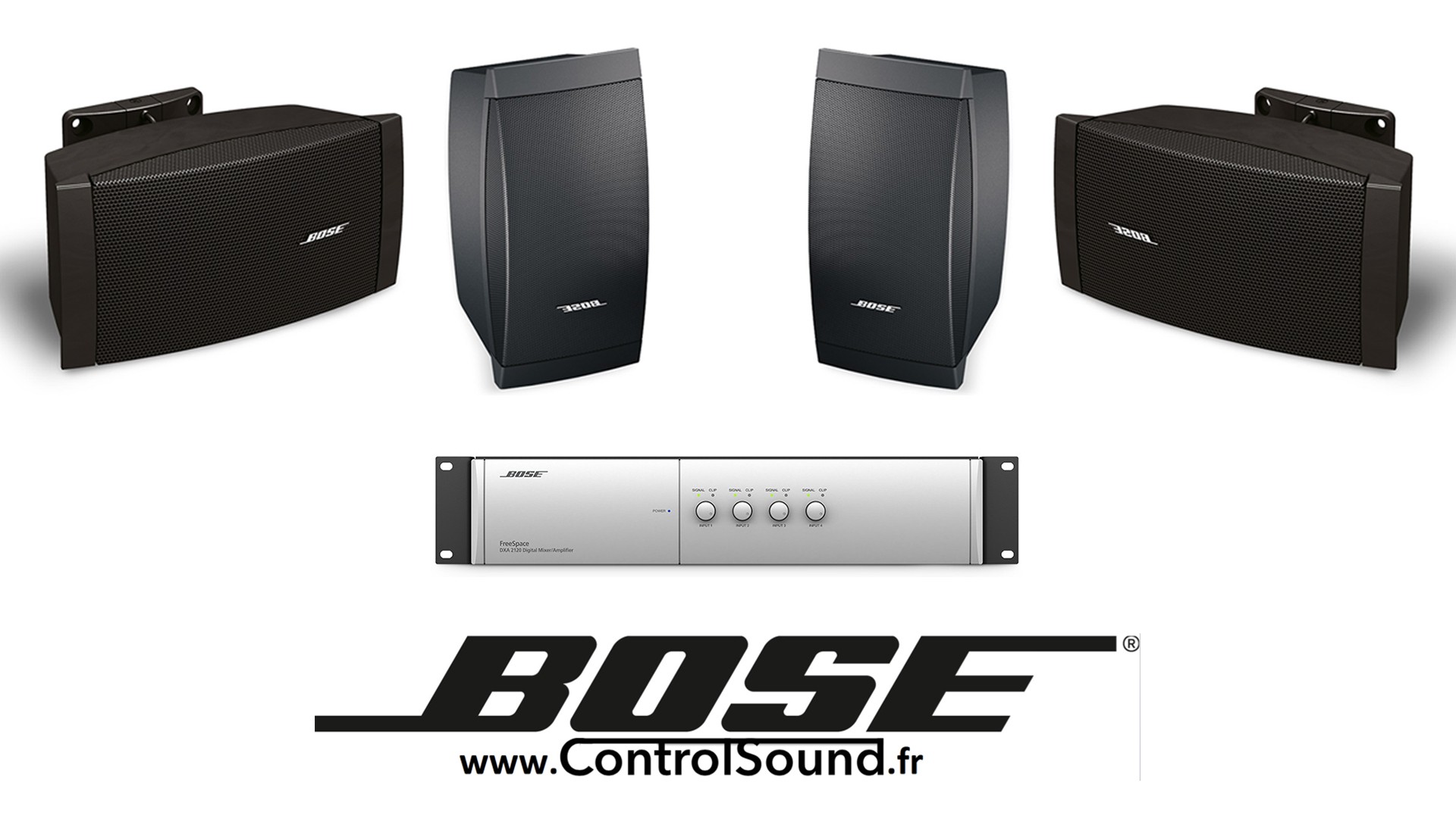 Bose- Pack de sonorisation professionnel pour Hotel / Bar / Restaurant
